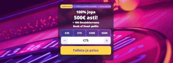 Casinodays tarjoaa asiakkaille 150 kierrosta