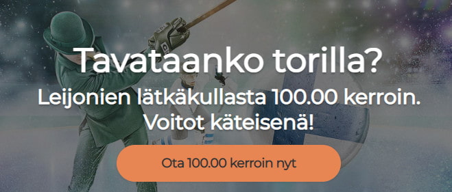 Suomen voitolle tarjotaan jopa kerrointa 100.