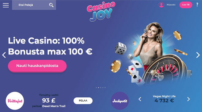 Esittelyssä Casino Joyn aula