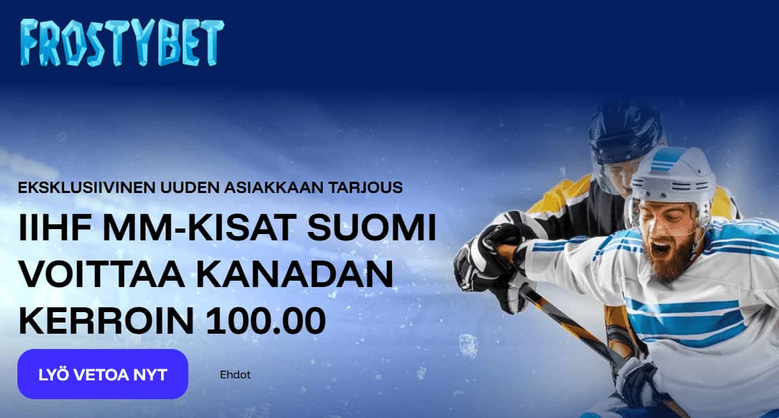Frostybet 100 kerroin suomi kanada