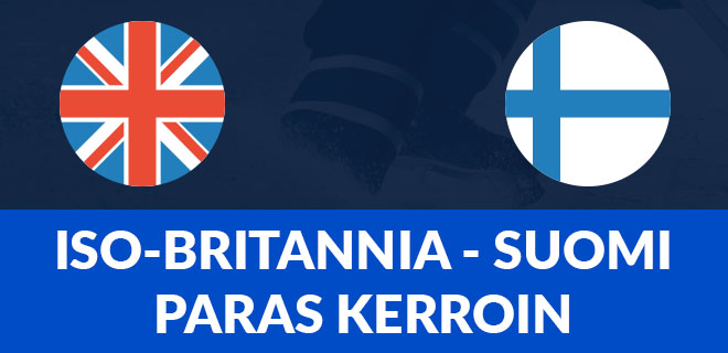Paras Iso-Britannia - Suomi kerroin jääkiekko MM