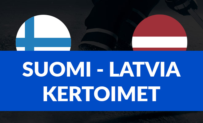 Suomi - Latvia kertoimet jääkiekon MM kisat 2022