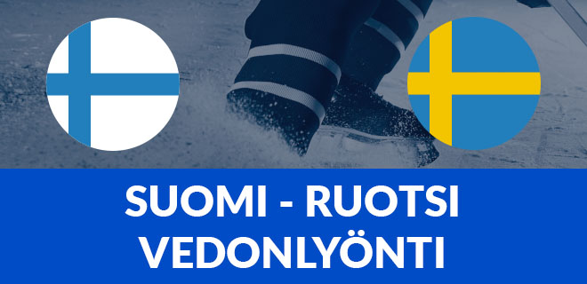 Jääkiekko MM Suomi - Ruotsi vedonlyönti ja parhaat vihjeet