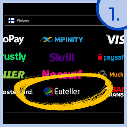 Valitse Euteller talletustavaksi