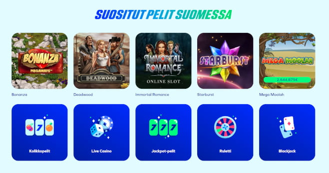 Chipz Casino tarjoaa pelejä yli 50 eri pelivalmistajalta.