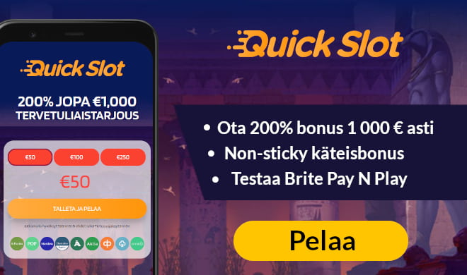 Lue QuickSlot casino kokemuksia