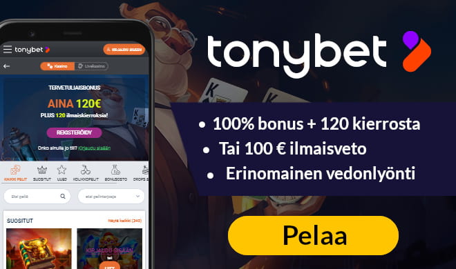 Lue TonyBet kokemuksia ja arovstelu, josta löydät casino bonuksen ja vedonlyöntitarjouksen