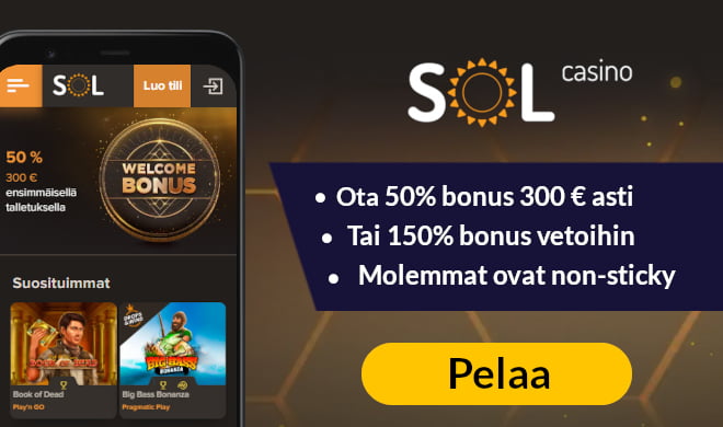 Sol Casino kansikuva