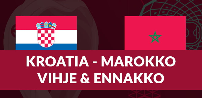 Kroatia vs Marokko vihje ja ennakko MM-pronssiotteluun