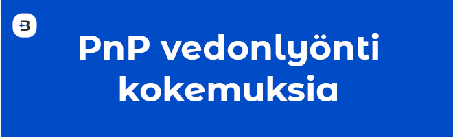 Lue PnP vedonlyönti kokemuksia meiltä ja miten vedonlyönti netissä toimii. 