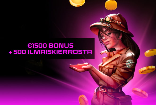 GGbet Casino bonus koostuu bonuksesta ja ilmaiskierroksista. Etuja on neljälle ensimmäiselle talletukselle.