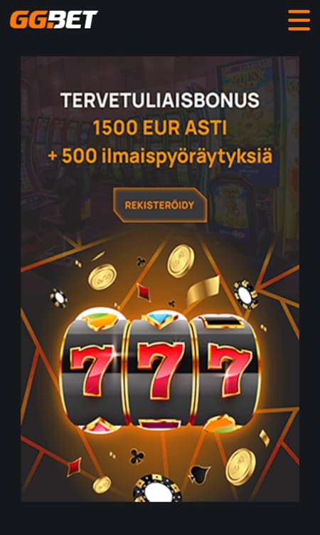 GGbet Casino mobiilissa tarjoaa hyvän pelikokemuksen.