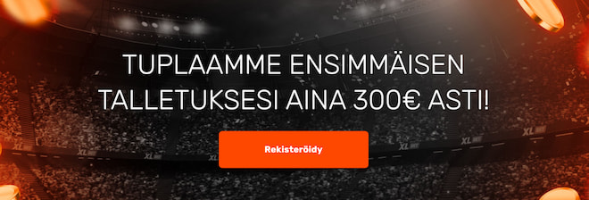 XLBet Casino bonus ensitalletukselle on 100% bonus 300 € asti. Vain bonuskoodilla.