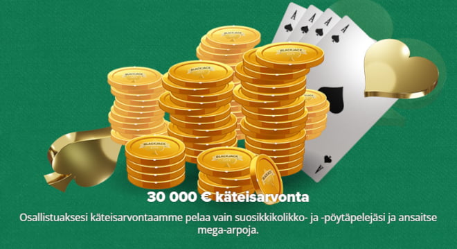 Blackjack City Casino kampanjat tarjoavat hyvän lisän peleihin.