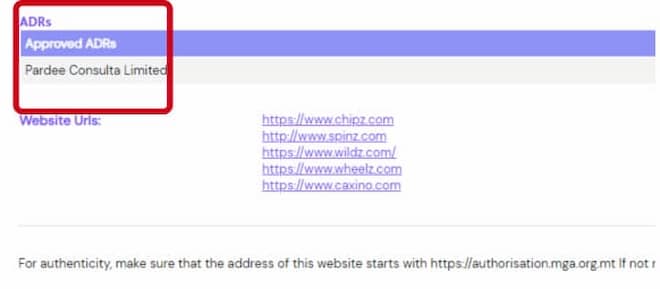Nettikasinon lisenssistä löytyy myös ADR tiedot