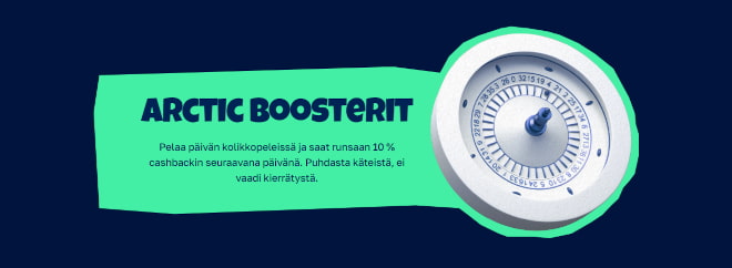 Arctic Casino kampanjat sisältävät myös käteispalautusta.