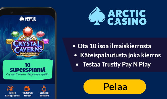 Arctic Casino tarjoaa uusille pelaajille 10 isoa ilmaiskierrosta.