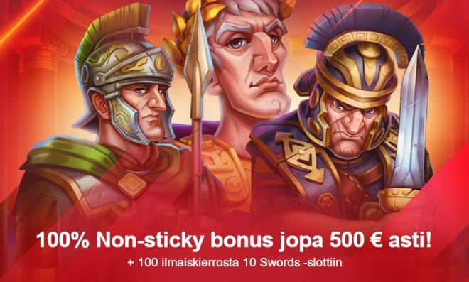 Big Boost Casino bonus on tarjolla jopa 500 € asti.