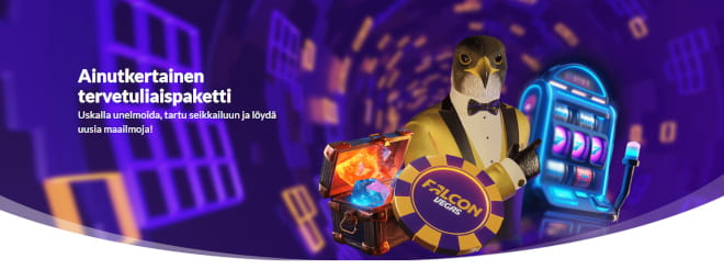 Falcon Vegas Casino bonus on tarjolla jopa 250 € asti.