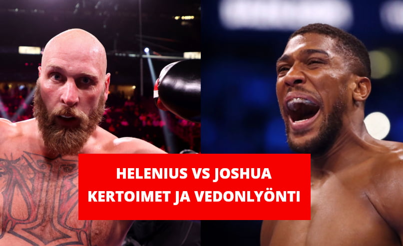 helenius joshua kertoimet ja vedonlyönti