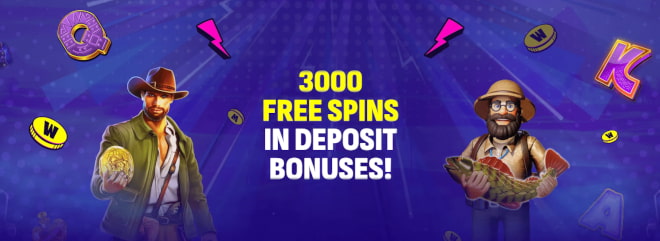 Winzie Casino bonus jakautuu kuudelle talletukselle.