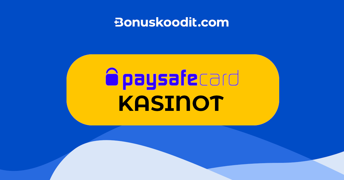 Paysafecard casino antaa tallettaa käteistä nettikasinolle.