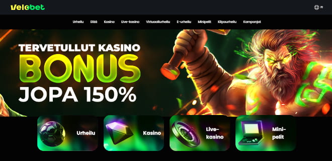 Lue meidän Velobet Casino kokemuksia ja tutustu kasinoon.