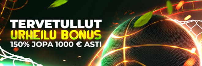 Lunasta iso Velobet Casino vedonlyönti bonus 1 000 € asti.