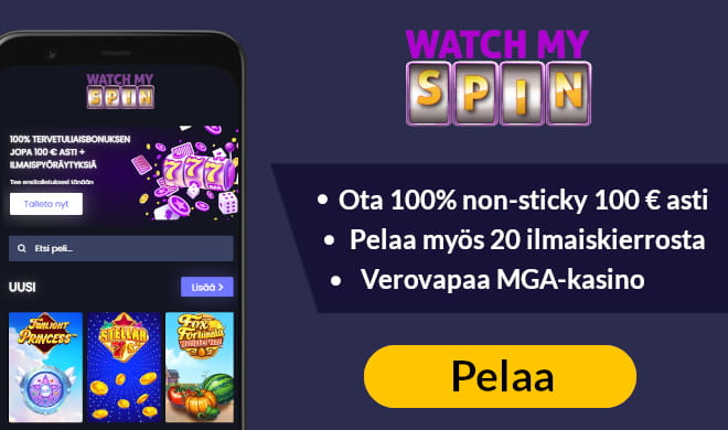 WatchMySpin Casino tarjoilee erinomaisia etuja sekä uusille että vanhoille pelaajille.