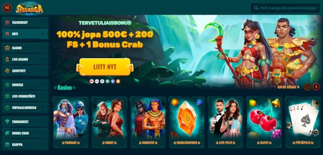 Hanki Spinanga Casino kokemuksia ja ota hyvä nettikasino haltuun erinomaisen bonusten kera.