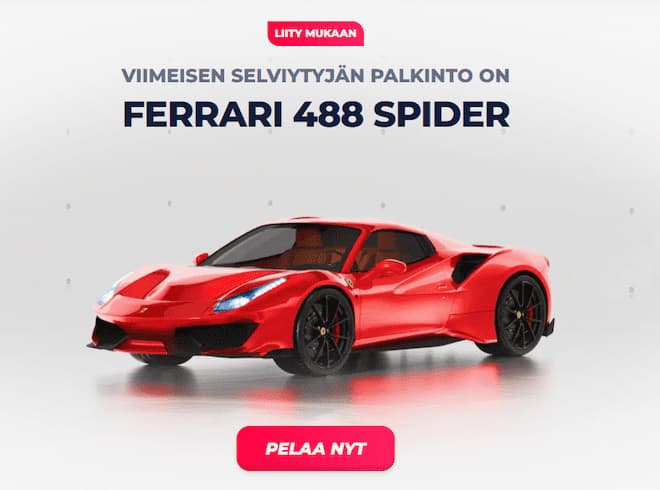 GreatWin Casino tarjoaa Ferrari kampanjan