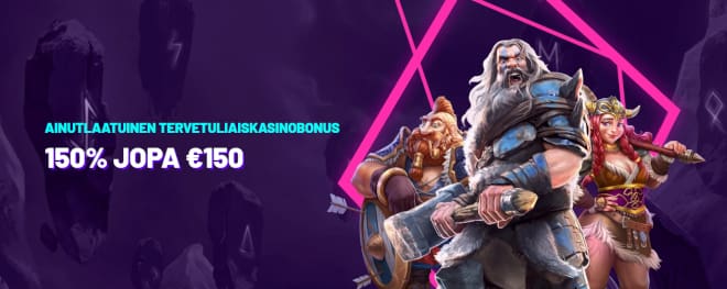 Lunasta eksklusiivinen Slots Hammer bonus vain meiltä.