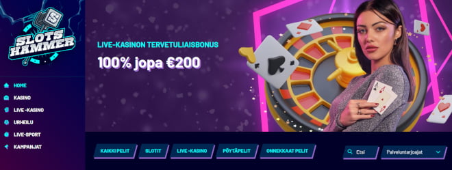 Hanki SlotsHammer Casino kokemuksia nyt pikana.