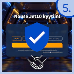 Valitse online casino ja sen bonus ja siirry pelaamaan.