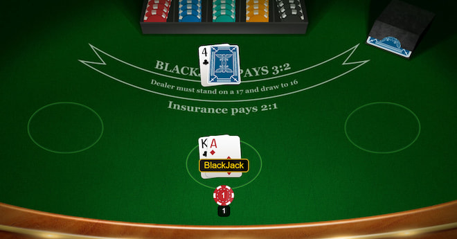 Blackjack on kasinopeli, jonka säännöt oppii nopeasti.