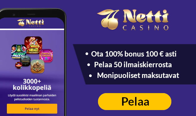 Lue Netticasino arvostelu ja lunasta tervetuloedut pienellä kierrätyksellä.