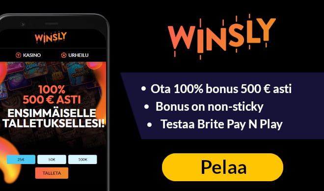 Lue Winsly Casino arvostelu ja lunasta tervetulobonus.