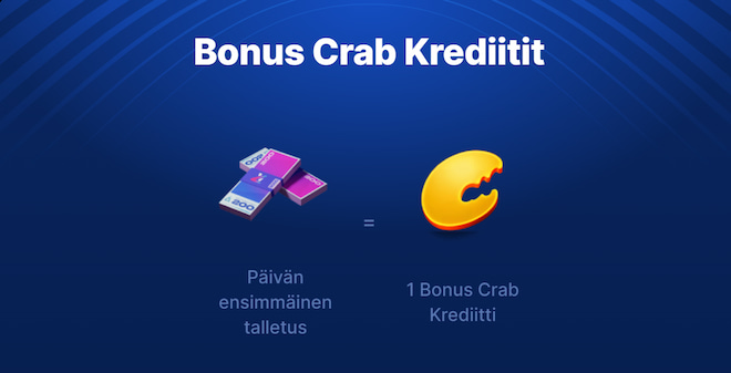 BoomerangBet esittelee pelaajilleen hauskan bonus crab -toiminnon.