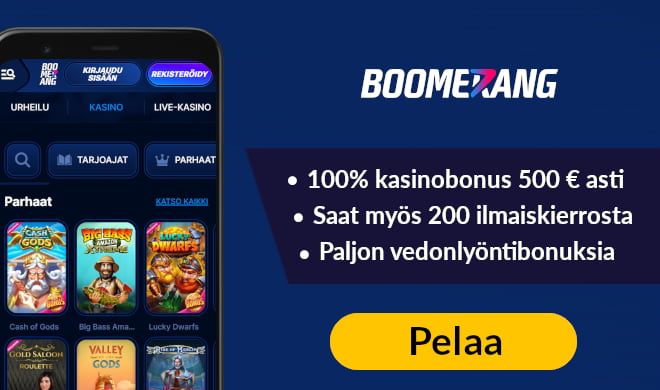 Boomerang Bet bonus