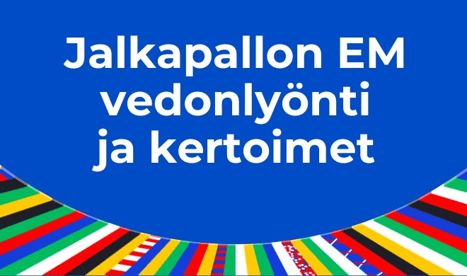 Jalkapallon EM vedonlyönti kertoimet vaihtelevat sivustoittain.