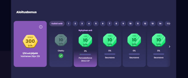 non sticky käteisbonus esimerkki Respin kierrätyksestä