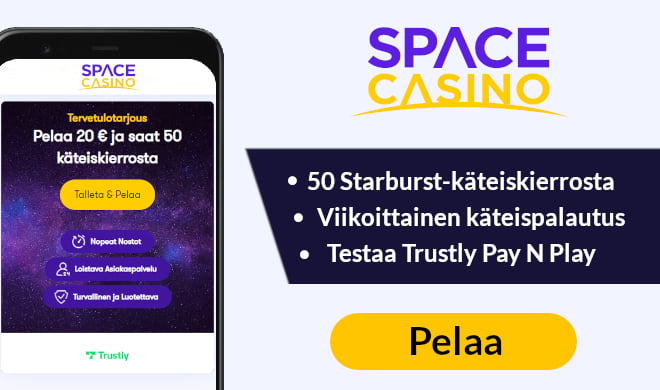 Lue Space Casino arvostelu ja ota käteiskierroksia.