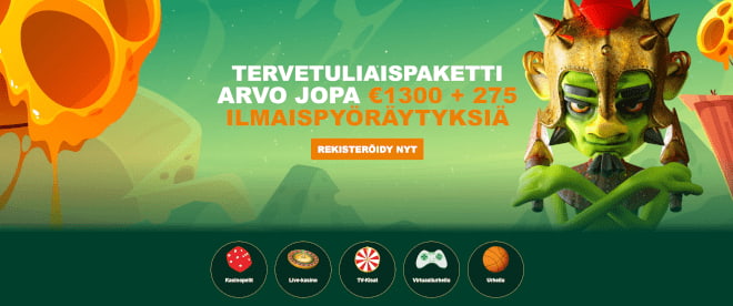 Ota Gomblingo Casino bonus bonuskoodilla neljälle ensitalletukselle.