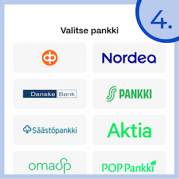 Vahvista talletuksesi.