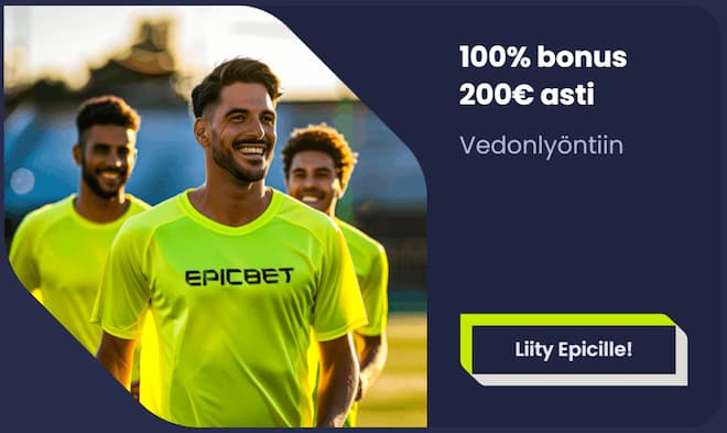 Epicbetin vedonlyöntibonus.