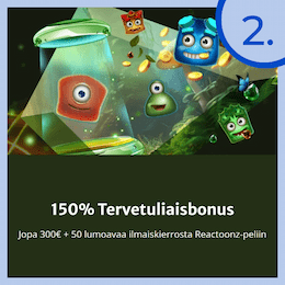 Tutustu bonukseen ja sen ehtoihin.