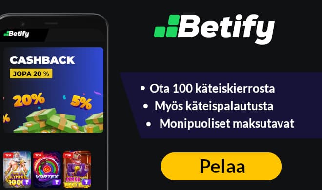 Lue Betify Casino kokemuksia ja nappaa käteiskierrokset.