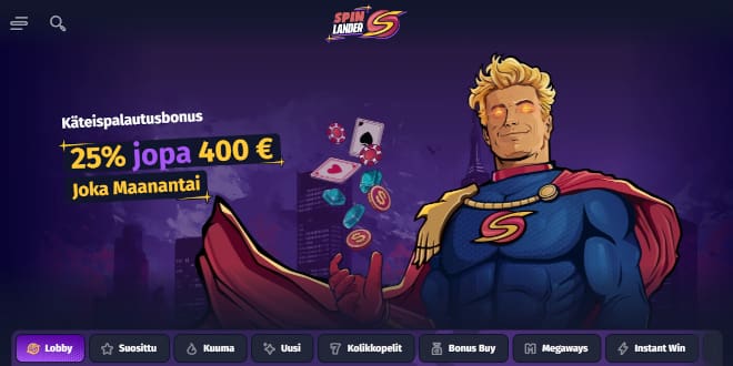 Hanki omia Spinlander Casino kokemuksia.