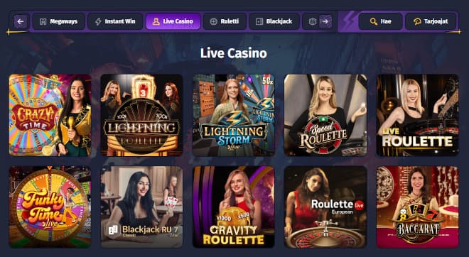Testaa jännittävät SpinlanderCasino pelit.