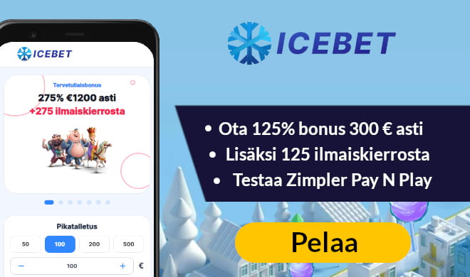 Lue IceBetCasino arvostelu ja ota tervetulobonus.